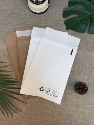 Multi Layer Kraft Paper Bubble Bags Embossed Paper Logistics Delivery Bag