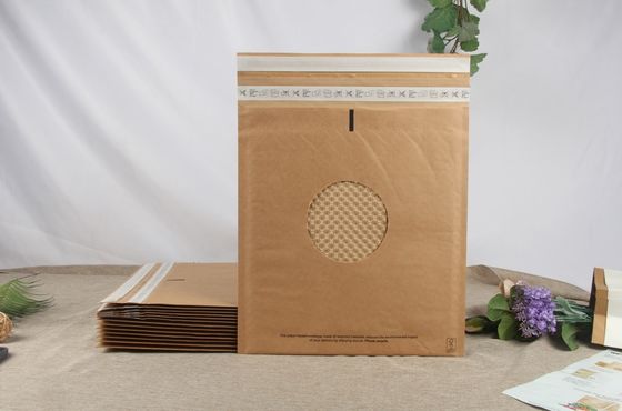 Multi Layer Kraft Paper Bubble Bags Embossed Paper Logistics Delivery Bag