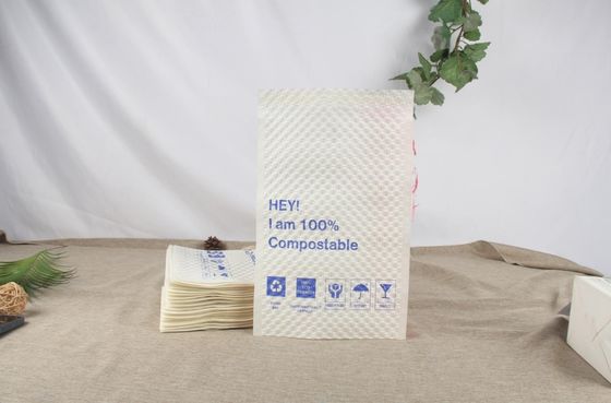 Environmentally Friendly Kraft Paper Bubble Bags Single Layer Embossed Paper Envelope Bag