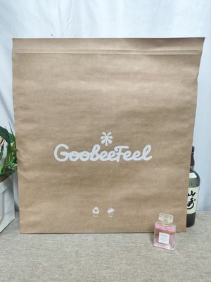 Recycled Square Bottom Paper Bag Paper Packaging Envelopes Customizable