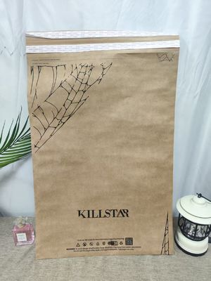 Single Layer 80 - 120g Kraft Paper Envelope Bag / Paper Mailing Bags