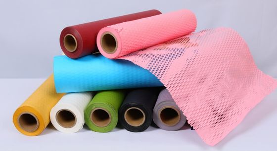 80G Kraft Paper Honeycomb Paper Roll / Sheet 600m Max Winding Length