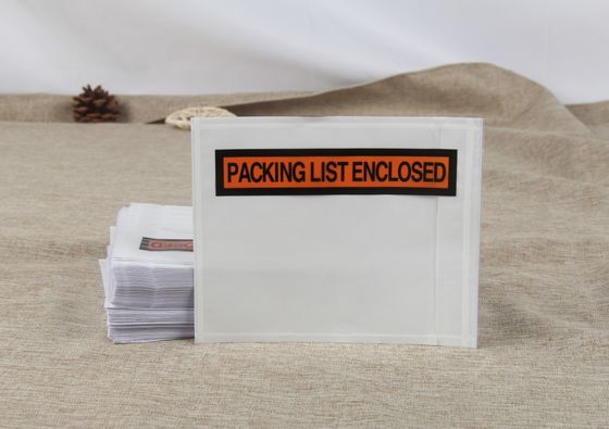 Custom Printed Packing List Envelopes Logistics Packaging Plastic Back Bag