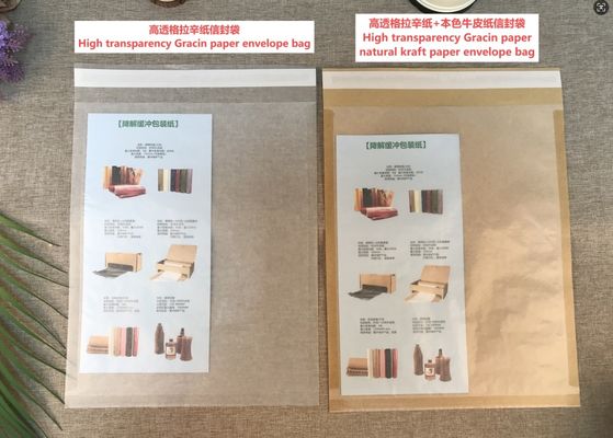 26g - 60g Gracin Paper Envelope Bag printable Kraft Recycled Envelopes