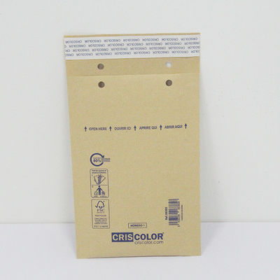 Biodegradable Kraft Paper Bubble Bags 6x9 In Compact Protector For Jewelry
