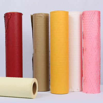 Custom Color Honeycomb Paper Roll 30x50cm Black / White Tear Resistant