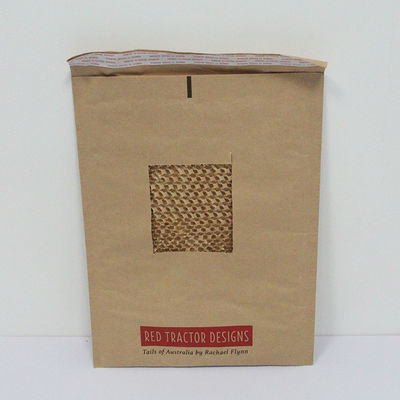 Carta biodegradabile busta imbottita 12x18cm imballaggio per posta ecologico