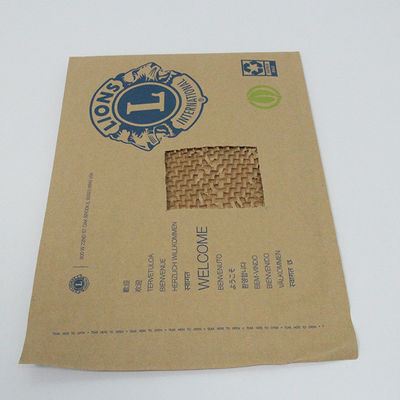 Custom Color Honeycomb Paper Mailing Bags 20x25cm Blue / Green / White Color
