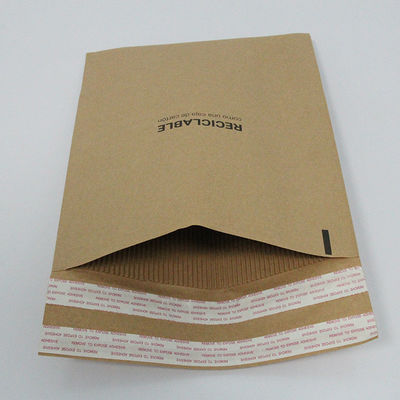 Corrugated Kraft Paper Envelopes Lightweight 20x30cm Durable Recycled Paper Mailers