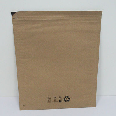 Elegant Custom Biodegradable Mailers 15x20cm Reciclate Kraft Mailers in rilievo