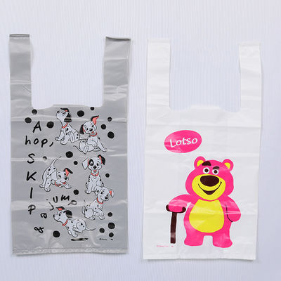 Biodegradable T Shirt Bags 15x20cm Plant Based Eco Friendly