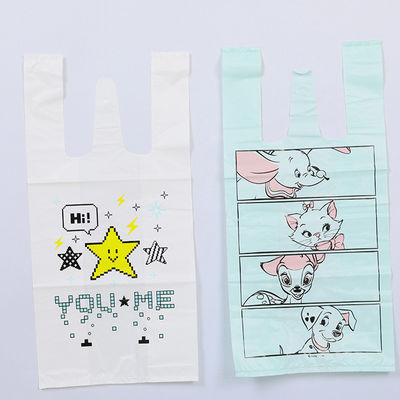 Biodegradable T Shirt Bags 15x20cm Plant Based Eco Friendly