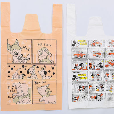 Durable Reusable Plastic T Shirt Packaging Bags 20x30cm Waterproof