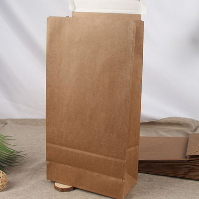 Borsa di carta a fondo quadrato di 15x20 cm busta di spedizione eco-compatibile