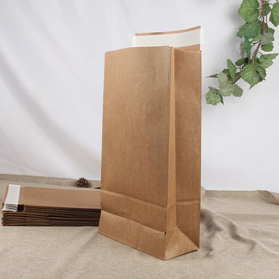 Borsa di carta a fondo quadrato di 15x20 cm busta di spedizione eco-compatibile