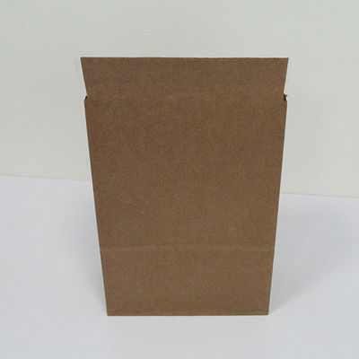 Flat Bottom Kraft Paper Mailing Bags Recycled 20x30cm Reinforced Base & Handles