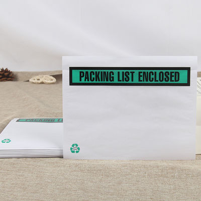 Custom Packing List Envelopes 25x35cm Leakproof Stackable Heavy Duty Paper Envelopes
