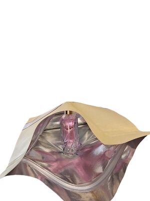 Custom Printed Moisture Resistant High Tensile Strength Kraft Window Composite Plastic Food Packaging Bag