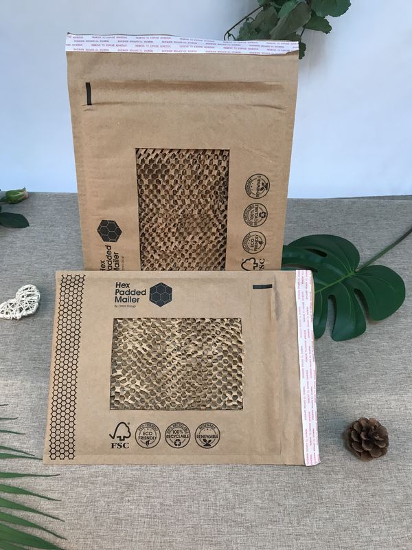 Customizable Honeycomb Paper Envelope Bag For Express Delivery Environmentally Friendly