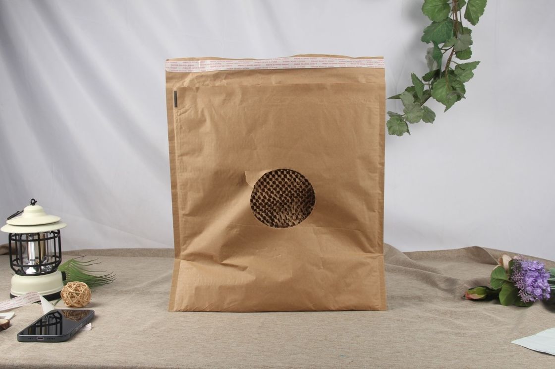 Three Dimensional Insulation Honeycomb Kraft Paper Envelope Bag
