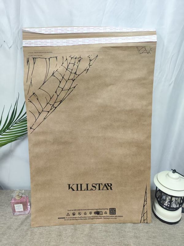 Single Layer 80 - 120g Kraft Paper Envelope Bag / Paper Mailing Bags