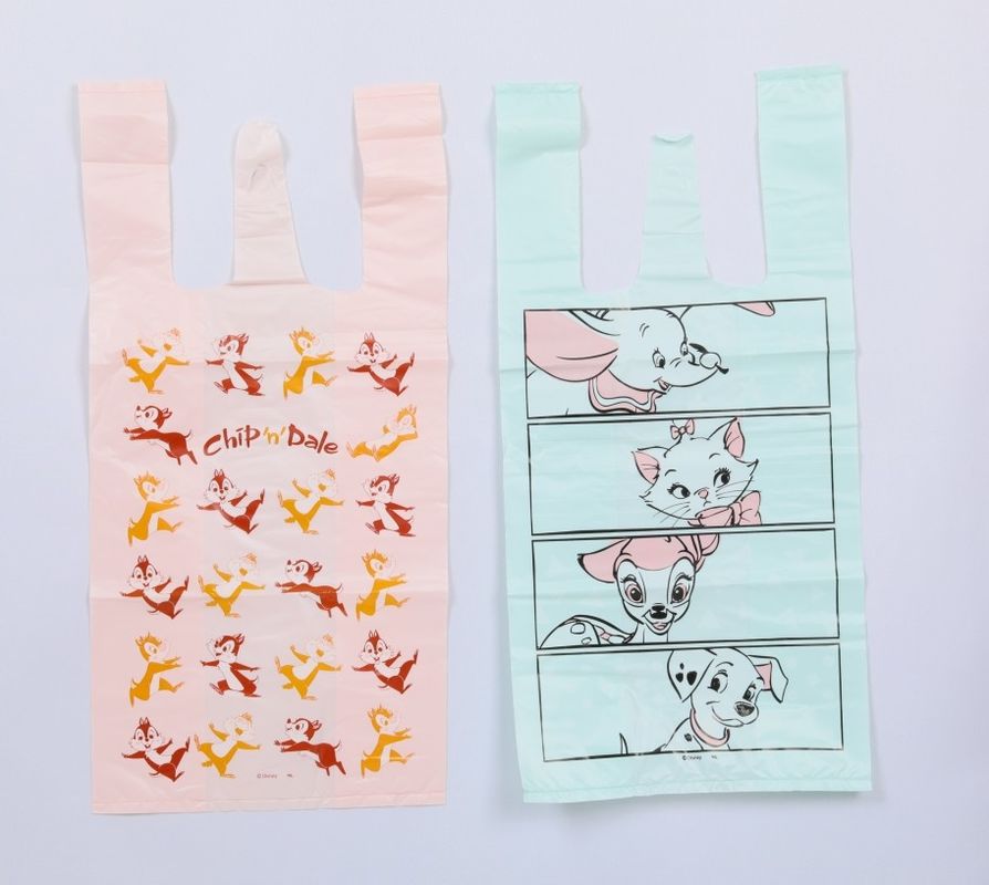 Customizable Plastic Printed Vest Carrier Bags Support 8 - 15kg Load Capacity