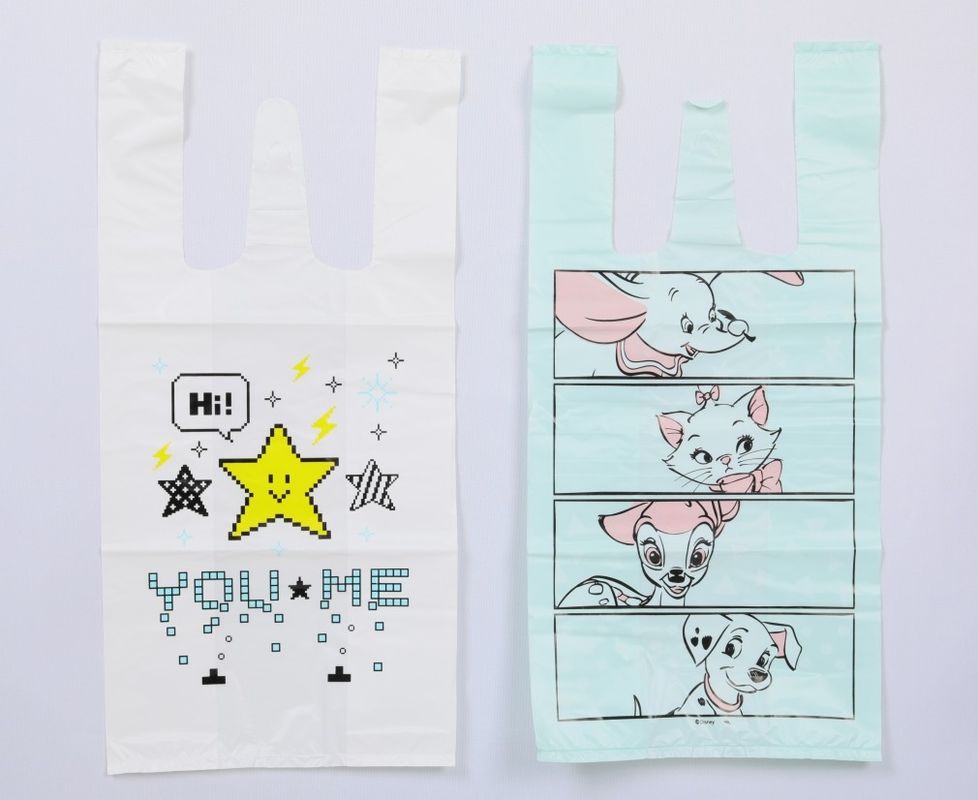 Recyclable Plastic T Shirt Grocery Bags 15x20cm Eco Friendly For Every Need