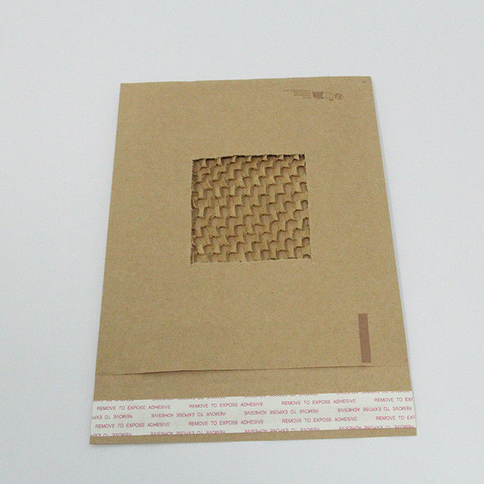 Custom Degradable Mailing Bags 25x35cm Floral / Geometric Honeycomb Padded Mailer
