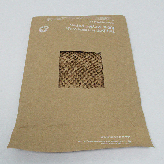 30x40cm Honeycomb Paper Mailer Degradable Natural Brown Paper Bag Envelopes