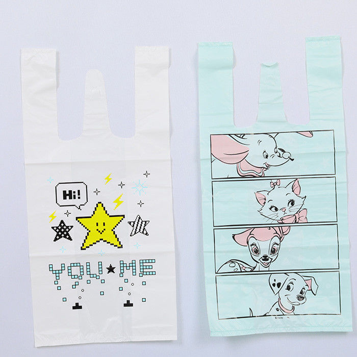 Biodegradable T Shirt Bags 15x20cm Plant Based Eco Friendly