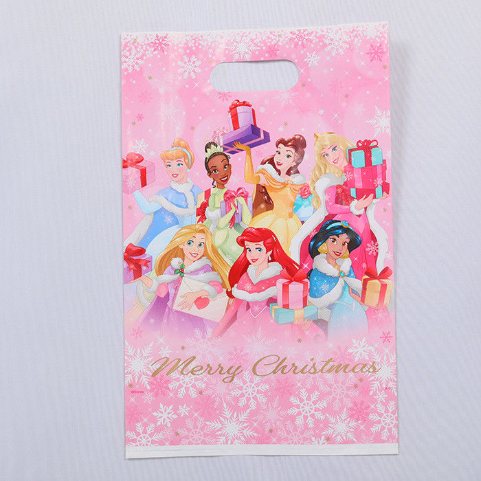 Freezer Safe Die Cut Handle Bags Plastic 15x35cm Frost Resistant Material
