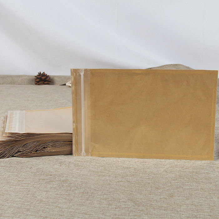 Waterproof Self Seal Packing List Envelopes 15x20cm Glued Paper Bags