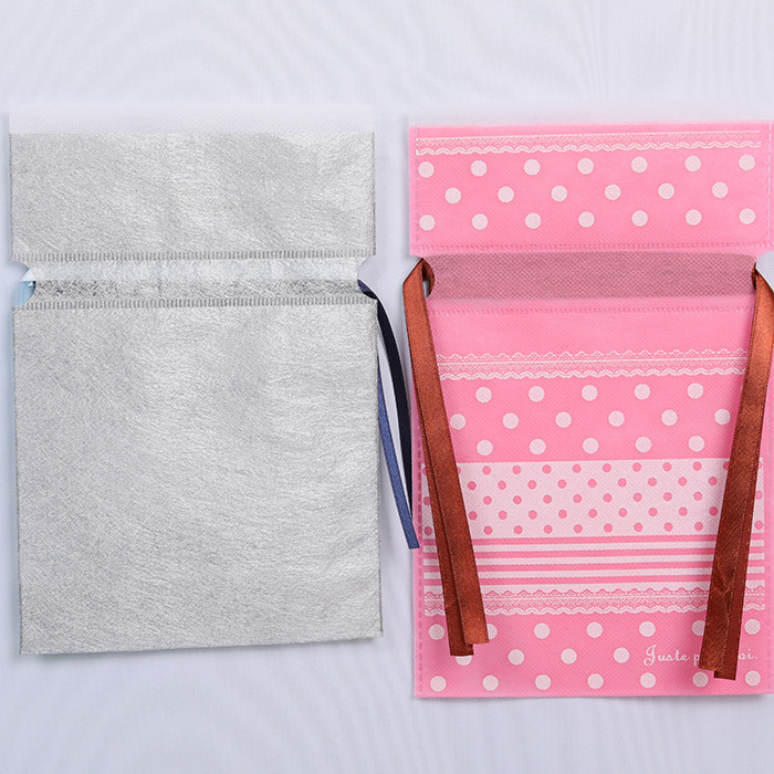 Custom Logo Non-Woven Drawstring Bag 34x42cm 10-15kg Capacity