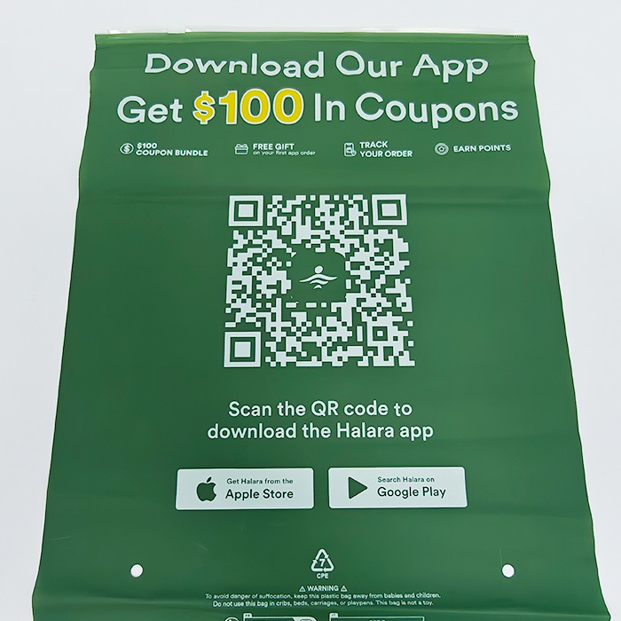 Eco-Friendly Bone Bags 16x6x12inches Customizable Ziplock Packaging
