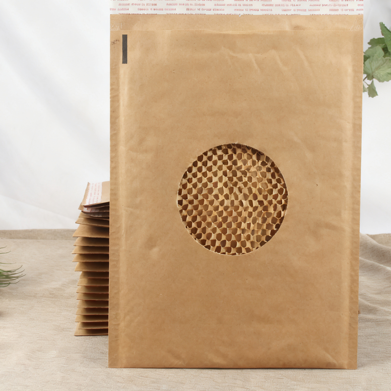 Customizable Width and Thickness Rectangular Honeycomb Paper Mailer for Secure Mailing