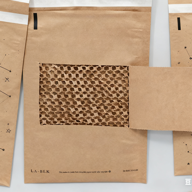 Water-Resistant Honeycomb Paper Mailer with Customizable Width and Thickness for Eco-Friendly Packaging