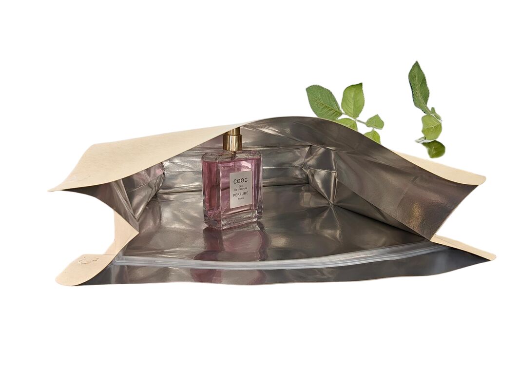 Moisture Resistant High Tensile Strength Kraft Window Bag with Customizable Printing for Food Packaging