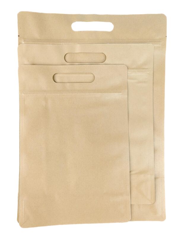 Customizable Printing Kraft Window Bag with Moisture Resistant and High Tensile Strength for Food Packaging