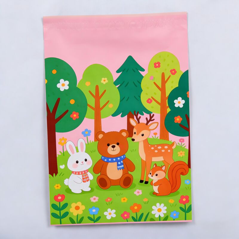 Biodegradable Poly Mailer Bags with Self-Adhesive Seal and Custom Printing for Eco-Friendly Shipping