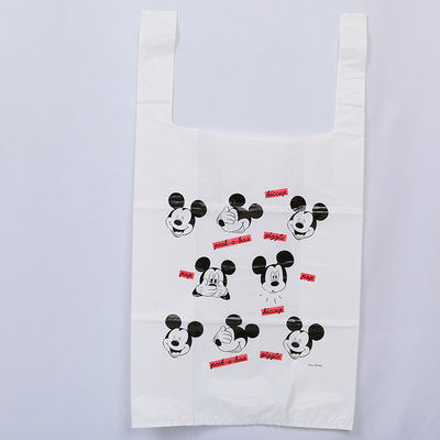 Biodegradable T Shirt Storage Bags Compostable T Shirt Plastic Grocery Bags 30x40cm