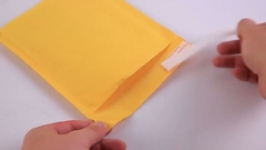 Sacos de bolhas de papel Kraft