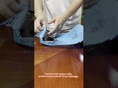 Papel compacto de casca de mel, mailer portátil leve, bolso de papel ecológico, 10x18cm