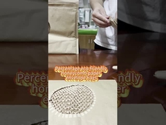 Envelopes de correio ecológicos reutilizáveis de 18x22cm de cor cinza / branca reciclada